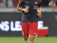 Hakan Calhanoglu of Turkey  during the UEFA Nations League 2024/25 League B Group B4 match between Turkiye and Iceland at Gursel Aksel Stadi...