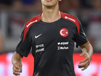 Arda Guler of Turkey    during the UEFA Nations League 2024/25 League B Group B4 match between Turkiye and Iceland at Gursel Aksel Stadium o...