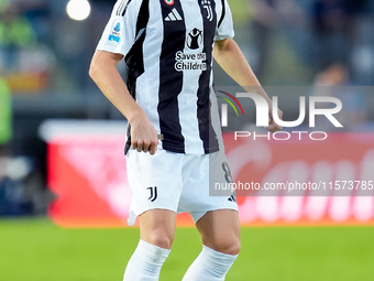 Teun Koopmeiners of Juventus FC in action during the Serie A Enilive match between Empoli FC and Juventus FC at Stadio Carlo Castellani on S...