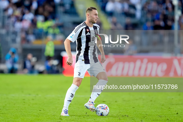 Teun Koopmeiners of Juventus FC during the Serie A Enilive match between Empoli FC and Juventus FC at Stadio Carlo Castellani on September 1...