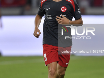 Arda Guler of Turkey    during the UEFA Nations League 2024/25 League B Group B4 match between Turkiye and Iceland at Gursel Aksel Stadium o...