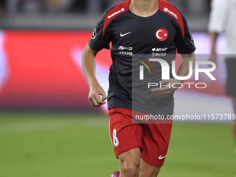 Arda Guler of Turkey    during the UEFA Nations League 2024/25 League B Group B4 match between Turkiye and Iceland at Gursel Aksel Stadium o...