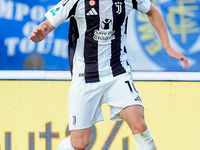 Kenan Yıldız of Juventus FC during the Serie A Enilive match between Empoli FC and Juventus FC at Stadio Carlo Castellani on September 14, 2...