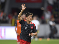 Arda Guler of Turkey    during the UEFA Nations League 2024/25 League B Group B4 match between Turkiye and Iceland at Gursel Aksel Stadium o...