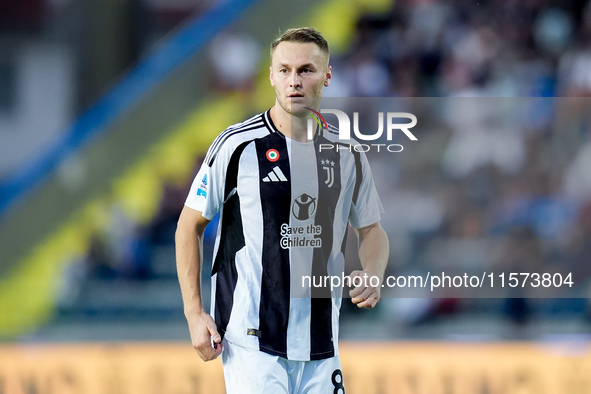 Teun Koopmeiners of Juventus FC during the Serie A Enilive match between Empoli FC and Juventus FC at Stadio Carlo Castellani on September 1...