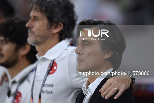 Vincenzo Montella Turkey head coach  during the UEFA Nations League 2024/25 League B Group B4 match between Turkiye and Iceland at Gursel Ak...