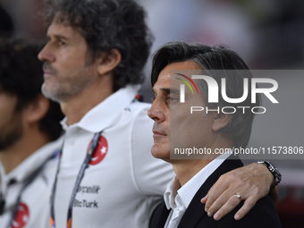 Vincenzo Montella Turkey head coach  during the UEFA Nations League 2024/25 League B Group B4 match between Turkiye and Iceland at Gursel Ak...