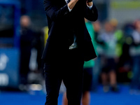 Thiago Motta head coach of Juventus FC gestures during the Serie A Enilive match between Empoli FC and Juventus FC at Stadio Carlo Castellan...