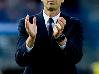 Thiago Motta head coach of Juventus FC gestures during the Serie A Enilive match between Empoli FC and Juventus FC at Stadio Carlo Castellan...