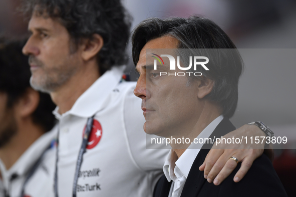 Vincenzo Montella Turkey head coach  during the UEFA Nations League 2024/25 League B Group B4 match between Turkiye and Iceland at Gursel Ak...