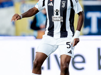 Samuel Mbangula of Juventus FC during the Serie A Enilive match between Empoli FC and Juventus FC at Stadio Carlo Castellani on September 14...