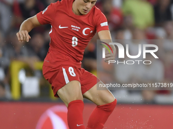  Arda Guler of Turkey  during the UEFA Nations League 2024/25 League B Group B4 match between Turkiye and Iceland at Gursel Aksel Stadium on...