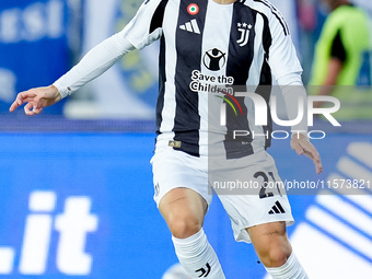 Nicolo' Fagioli of Juventus FC during the Serie A Enilive match between Empoli FC and Juventus FC at Stadio Carlo Castellani on September 14...