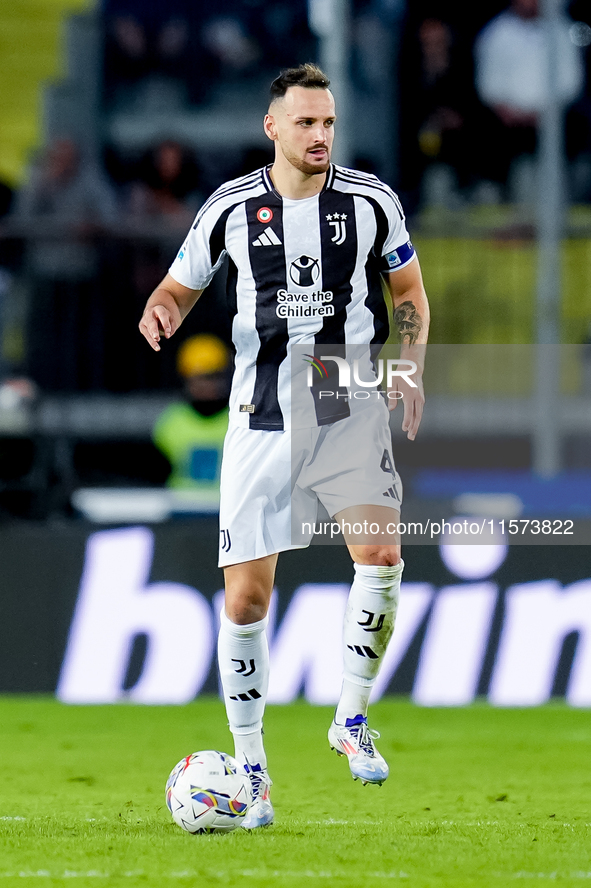 Federico Gatti of Juventus FC during the Serie A Enilive match between Empoli FC and Juventus FC at Stadio Carlo Castellani on September 14,...