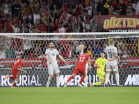 Kerem Akturkoglu of Turkey celebrates after scoring  during the UEFA Nations League 2024/25 League B Group B4 match between Turkiye and Icel...