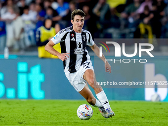 Andrea Cambiaso of Juventus FC during the Serie A Enilive match between Empoli FC and Juventus FC at Stadio Carlo Castellani on September 14...