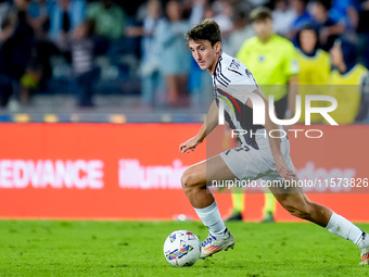 Andrea Cambiaso of Juventus FC during the Serie A Enilive match between Empoli FC and Juventus FC at Stadio Carlo Castellani on September 14...