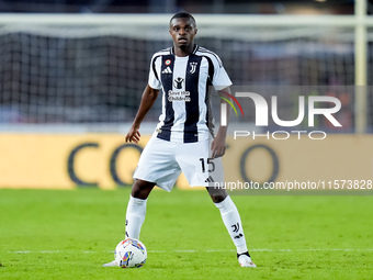 Pierre Kalulu of Juventus FC during the Serie A Enilive match between Empoli FC and Juventus FC at Stadio Carlo Castellani on September 14,...