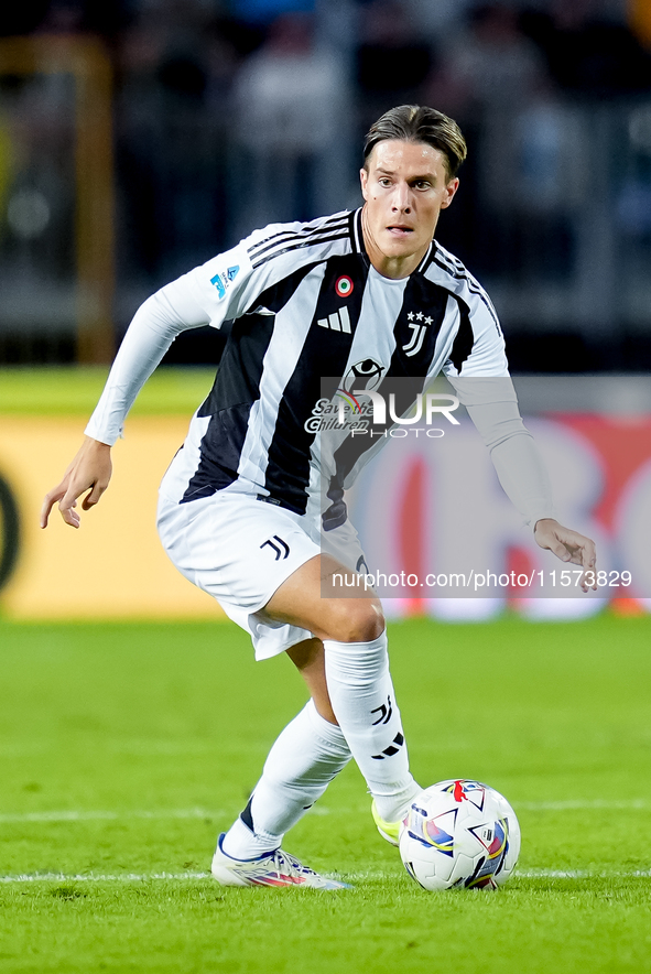 Nicolo' Fagioli of Juventus FC during the Serie A Enilive match between Empoli FC and Juventus FC at Stadio Carlo Castellani on September 14...