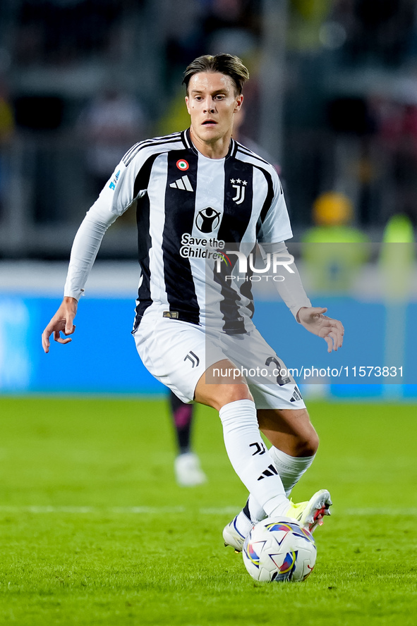 Nicolo' Fagioli of Juventus FC during the Serie A Enilive match between Empoli FC and Juventus FC at Stadio Carlo Castellani on September 14...