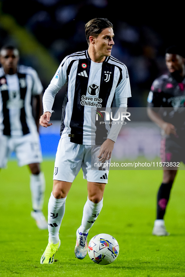 Nicolo' Fagioli of Juventus FC during the Serie A Enilive match between Empoli FC and Juventus FC at Stadio Carlo Castellani on September 14...