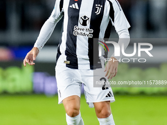 Nicolo' Fagioli of Juventus FC during the Serie A Enilive match between Empoli FC and Juventus FC at Stadio Carlo Castellani on September 14...