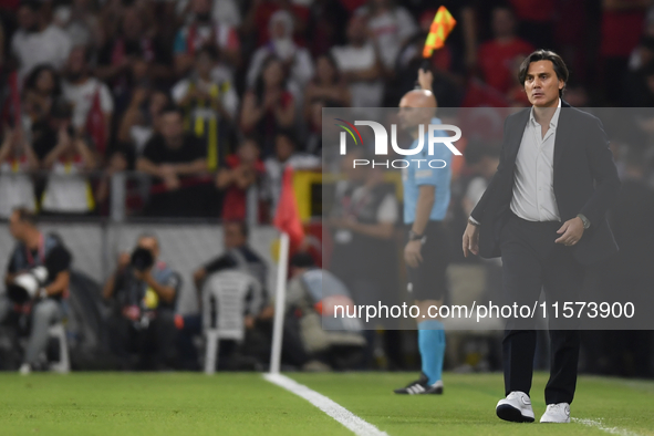 Vincenzo Montella Turkey coach   during the UEFA Nations League 2024/25 League B Group B4 match between Turkiye and Iceland at Gursel Aksel...