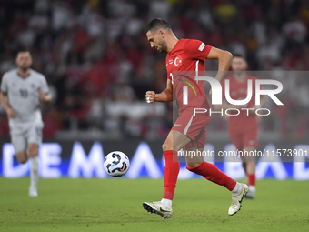 Merih Demiral of Turkey  during the UEFA Nations League 2024/25 League B Group B4 match between Turkiye and Iceland at Gursel Aksel Stadium...