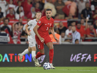 Merih Demiral of Turkey  during the UEFA Nations League 2024/25 League B Group B4 match between Turkiye and Iceland at Gursel Aksel Stadium...