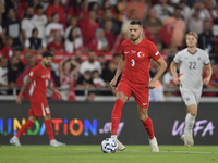 Merih Demiral of Turkey  during the UEFA Nations League 2024/25 League B Group B4 match between Turkiye and Iceland at Gursel Aksel Stadium...