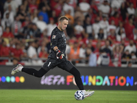 Mert Gunok of Turkey  during the UEFA Nations League 2024/25 League B Group B4 match between Turkiye and Iceland at Gursel Aksel Stadium on...