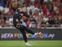 Mert Gunok of Turkey  during the UEFA Nations League 2024/25 League B Group B4 match between Turkiye and Iceland at Gursel Aksel Stadium on...