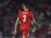 Merih Demiral of Turkey  during the UEFA Nations League 2024/25 League B Group B4 match between Turkiye and Iceland at Gursel Aksel Stadium...