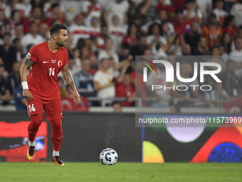  Abdulkerim Bardakci of Turkey  during the UEFA Nations League 2024/25 League B Group B4 match between Turkiye and Iceland at Gursel Aksel S...