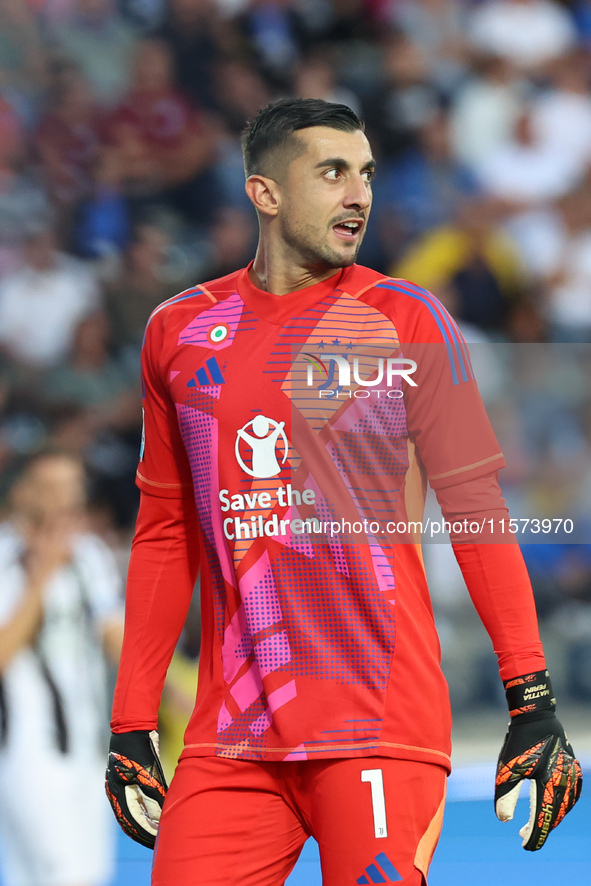 Mattia Perin of Juventus FC during the Serie A match between Empoli FC and Juventus FC in Empoli, Italy, on September 14, 2024, at the stadi...