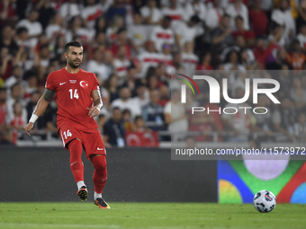  Abdulkerim Bardakci of Turkey  during the UEFA Nations League 2024/25 League B Group B4 match between Turkiye and Iceland at Gursel Aksel S...