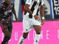 Khephren Thuram of Juventus FC controls the ball during the Serie A match between Empoli FC and Juventus FC in Empoli, Italy, on September 1...