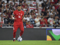  Abdulkerim Bardakci of Turkey  during the UEFA Nations League 2024/25 League B Group B4 match between Turkiye and Iceland at Gursel Aksel S...