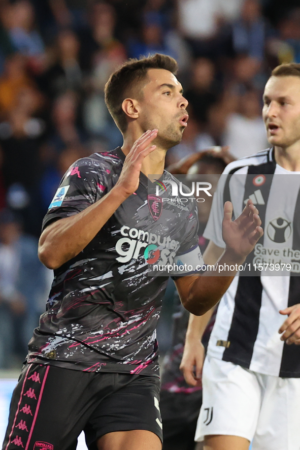 Alberto Grassi of Empoli FC during the Serie A match between Empoli FC and Juventus FC in Empoli, Italy, on September 14, 2024, at the stadi...