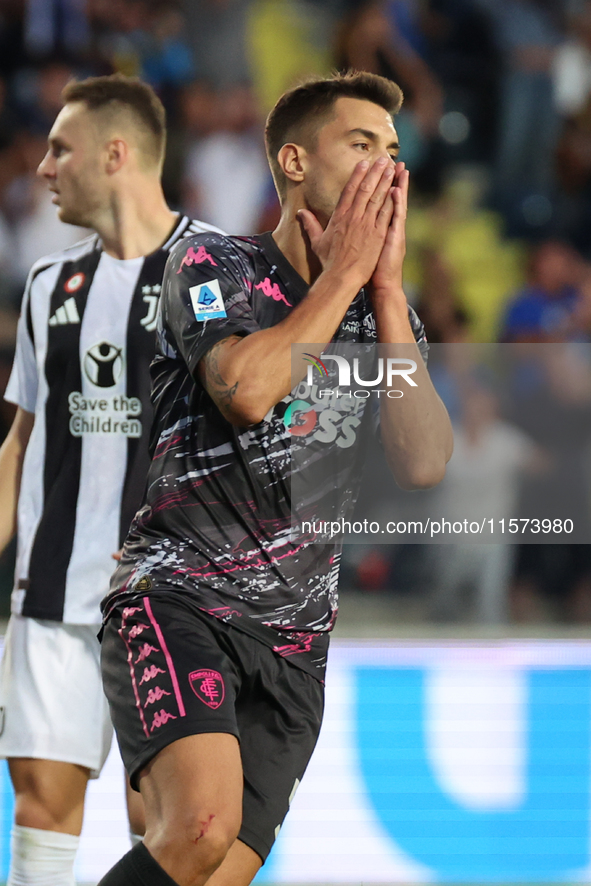 Alberto Grassi of Empoli FC during the Serie A match between Empoli FC and Juventus FC in Empoli, Italy, on September 14, 2024, at the stadi...