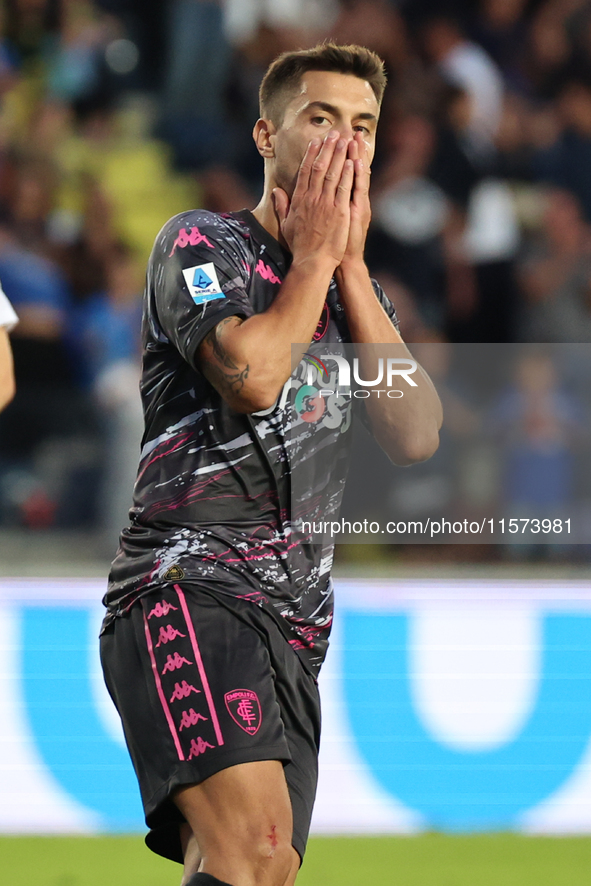 Alberto Grassi of Empoli FC during the Serie A match between Empoli FC and Juventus FC in Empoli, Italy, on September 14, 2024, at the stadi...