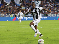 Pierre Kalulu of Juventus FC controls the ball during the Serie A match between Empoli FC and Juventus FC in Empoli, Italy, on September 14,...