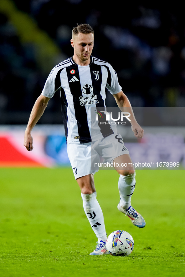 Teun Koopmeiners of Juventus FC during the Serie A Enilive match between Empoli FC and Juventus FC at Stadio Carlo Castellani on September 1...