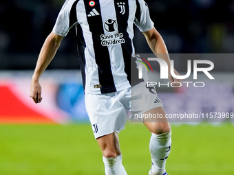 Teun Koopmeiners of Juventus FC during the Serie A Enilive match between Empoli FC and Juventus FC at Stadio Carlo Castellani on September 1...