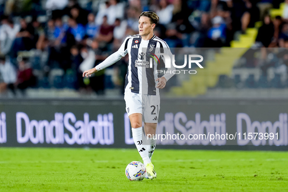 Nicolo' Fagioli of Juventus FC during the Serie A Enilive match between Empoli FC and Juventus FC at Stadio Carlo Castellani on September 14...