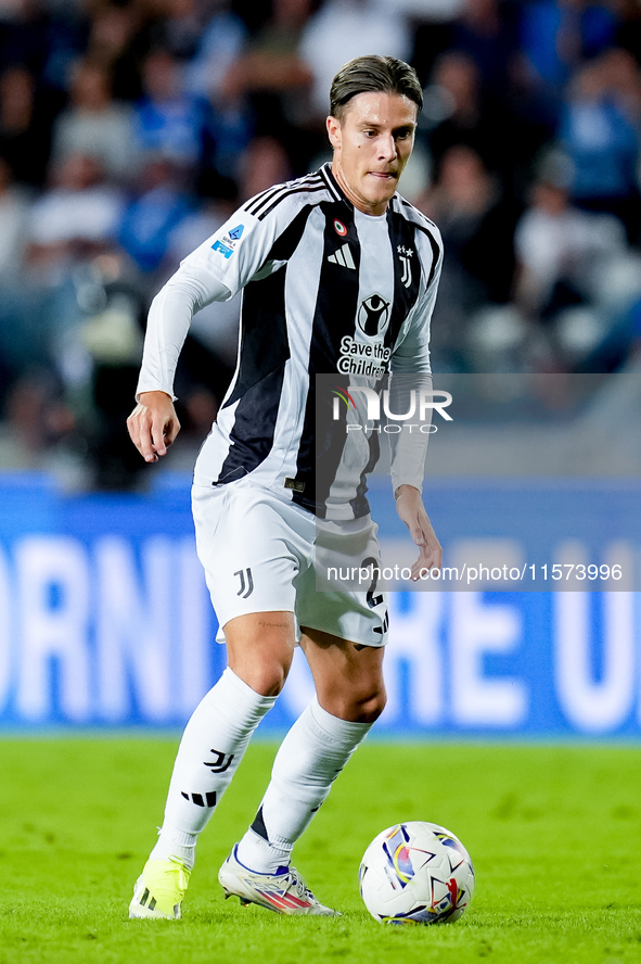 Nicolo' Fagioli of Juventus FC during the Serie A Enilive match between Empoli FC and Juventus FC at Stadio Carlo Castellani on September 14...