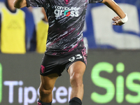 Youssef Maleh of Empoli FC controls the ball during the Serie A match between Empoli FC and Juventus FC in Empoli, Italy, on September 14, 2...