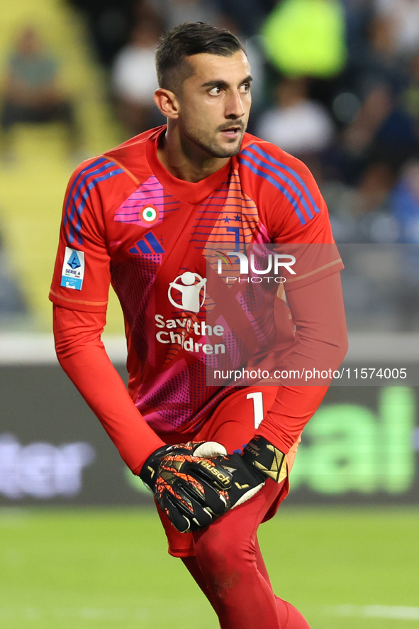 Mattia Perin of Juventus FC during the Serie A match between Empoli FC and Juventus FC in Empoli, Italy, on September 14, 2024, at the stadi...