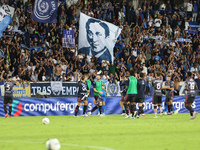 Empoli FC players greet their fans after the Serie A match between Empoli FC and Juventus FC in Empoli, Italy, on September 14, 2024, at the...