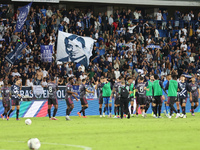 Empoli FC players greet their fans after the Serie A match between Empoli FC and Juventus FC in Empoli, Italy, on September 14, 2024, at the...